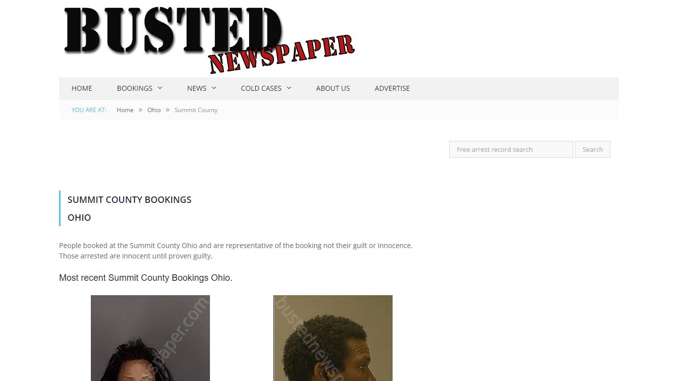 Summit County, OH Mugshots - BUSTEDNEWSPAPER.COM